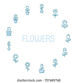 Flowers Icon Set