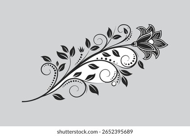 Flowers icon set. Flowers isolated on transparent background. Flowers in modern simple