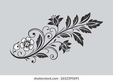 Flowers icon set. Flowers isolated on transparent background. Flowers in modern simple