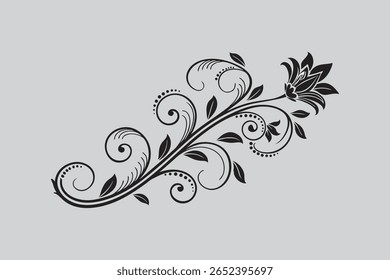 Flowers icon set. Flowers isolated on transparent background. Flowers in modern simple