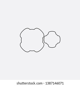 flowers icon sign signifier vector