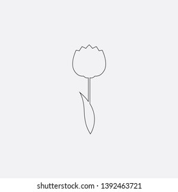 flowers icon sign signifier vector