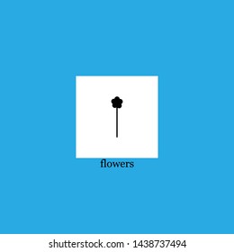flowers icon sign signifier vector