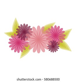 flowers icon stock image, vector illustration design