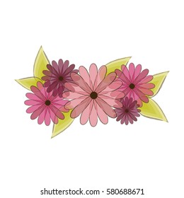 flowers icon stock image, vector illustration design