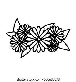 flowers icon stock image, vector illustration design