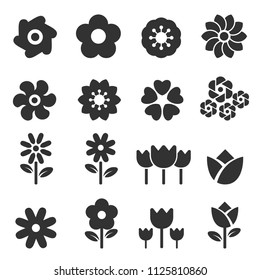 flowers icon vector 