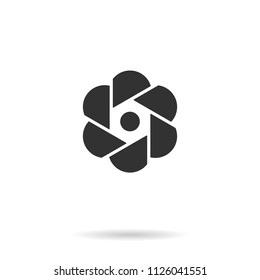 flowers icon vector 