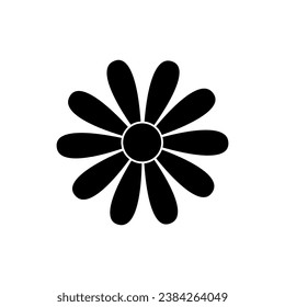 Vector de icono de flores. Signo de ilustración del Día de los Muertos. Símbolo de vacaciones o logotipo.