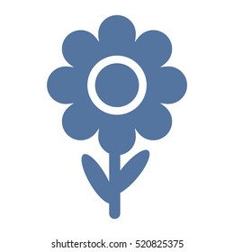 Flowers Icon Vector flat design style