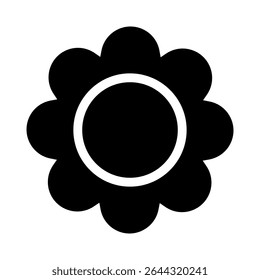 Flowers icon vector. Garden illustration sign. Greenhouse symbol. Flower web icon. Conservatory symbol design for web and app.