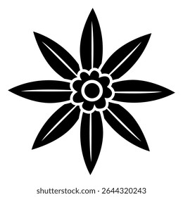Flowers icon vector. Garden illustration sign. Greenhouse symbol. Flower web icon. Conservatory symbol design for web and app.
