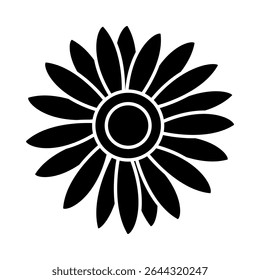 Vetor de ícone de flores. Sinal de ilustração de jardim. Símbolo de estufa. Ícone da Web de flores. Design de símbolo conservatório para web e app.