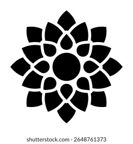Vetor de ícone de flores. Sinal de ilustração de jardim. Símbolo de estufa. Ícone da Web de flores. Design de símbolo conservatório para web e app.