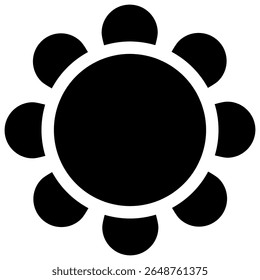 Vetor de ícone de flores. Sinal de ilustração de jardim. Símbolo de estufa. Ícone da Web de flores. Design de símbolo conservatório para web e app.