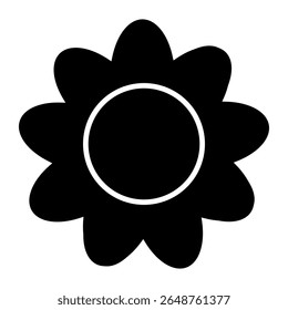 Vetor de ícone de flores. Sinal de ilustração de jardim. Símbolo de estufa. Ícone da Web de flores. Design de símbolo conservatório para web e app.