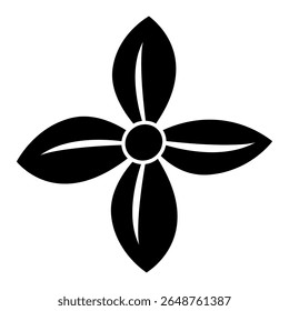 Vetor de ícone de flores. Sinal de ilustração de jardim. Símbolo de estufa. Ícone da Web de flores. Design de símbolo conservatório para web e app.
