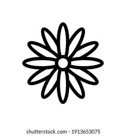 Blumensymbol, Vektorsymbol