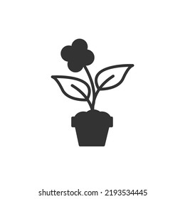flowers icons  symbol vector elements for infographic web