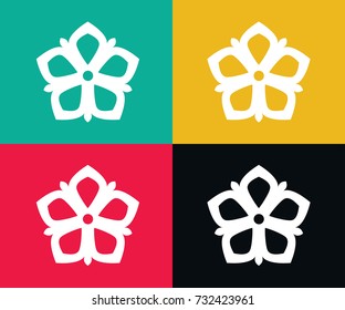 flowers icons vector