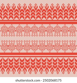 flowers Ikat Pattern Ethnic Geometric native tribal boho motif aztec textile fabric carpet mandalas African American background backdrop illustrations tile paper texture fabric ceramic wallpaper