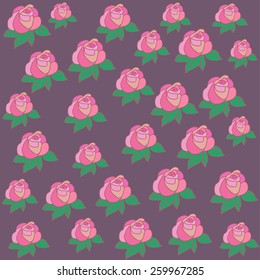 Flowers illustration background for bright design, vector. Colorful floral vector background for greeting cards. Vintage colorful banner. Retro vintage patterns, bright design, roses pattern, vector.