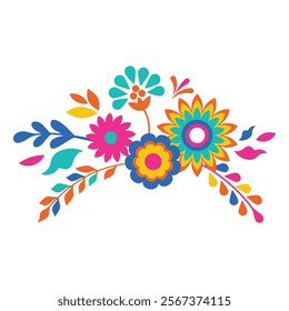 Flowers illustration vector design, abstract, art, backdrop, background, blooming, blossom, decoration, design, ditsy, fabric, floral, flower, garden, green, illustration, leaf, nature, orange, painti