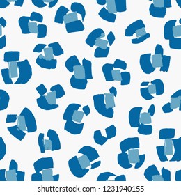 Flowers imitation. Vector abstract seamless pattern. Leopard skin texture illusion. . 