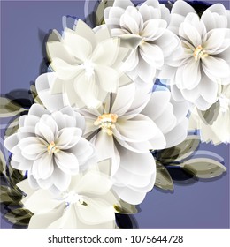 Flowers invitation card