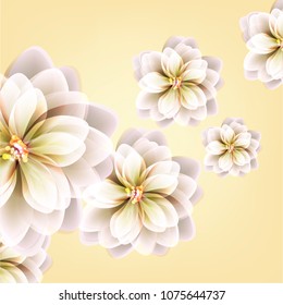 Flowers invitation card