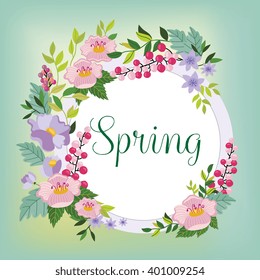 Flowers isolated. Flowers vector on colorful background. Cute flowers. 