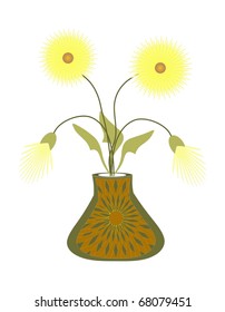 Flowers in jar