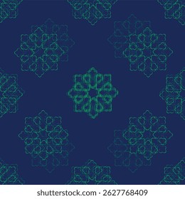 flowers and leaf textile pattern art work
