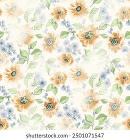 flowers leafs ,art textile design pattern  seamless repeats,airbrush effect abstract ,colors print digital,summer