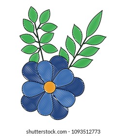 flowers and leafs decoratives