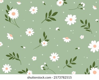 Flowers and leaf's wall art vector background. Foliage line art drawing with abstract shape. Abstract Plant Art design for print, cover, wallpaper, Minimal and natural wall art. Vector illustration.