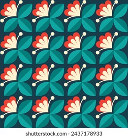 Flores Hojas Fondo Diseño Naturaleza Ornamento