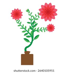 Flowers and Leaves Design Elements