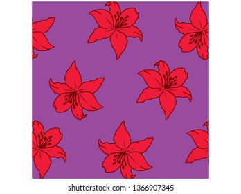 flowers and leaves designs for kalmkari textile printing
