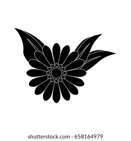 flowers and leaves icon