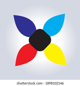FLOWERS LEAVES Icon. Vector Design Illustration Icon. Isolated on white background. Graphic Design Editable For Your Design, Collection Of Flat Icons, Abstract contemporary vector illustration