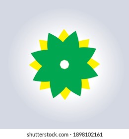 FLOWERS LEAVES Icon. Vector Design Illustration Icon. Isolated on white background. Graphic Design Editable For Your Design, Collection Of Flat Icons, Abstract contemporary vector illustration