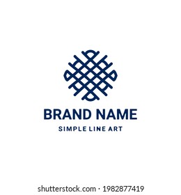 Blumen und Blätter Logo-Design-Vorlage mit Linie Art-Konzept, Blumenschilder, Embleme für Mode, Schönheit, Schmuckindustrie, etc. sowieso Sie wollen, bearbeitbare.