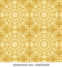 Flowers and leaves on a light background. Floral background. Mandala.
