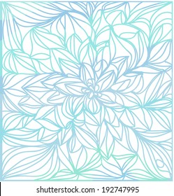 flowers line art illustration doodle style vector file flower background