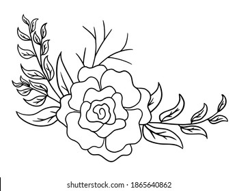 Flowers Line Arts.  You use on greeting card, frame, shopping bags, wall art, wedding invitation, decorations, and t-shirts
