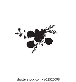 Flowers line icon