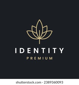 flowers logo icon design template flat vector