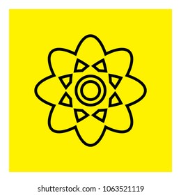 flowers logo. icon vector