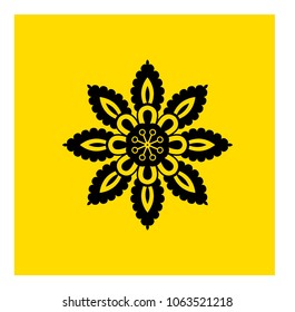 flowers logo. icon vector